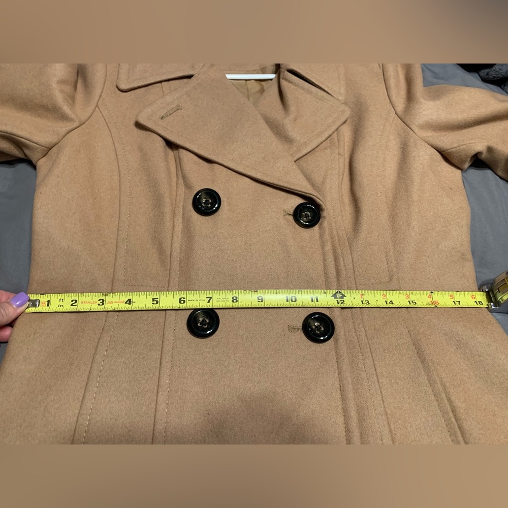 Anne Klein Women’s Double Breasted Peacoat - Picture 7 of 8